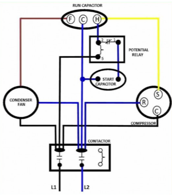 Compressor Capacitor Wiring Diagram.png