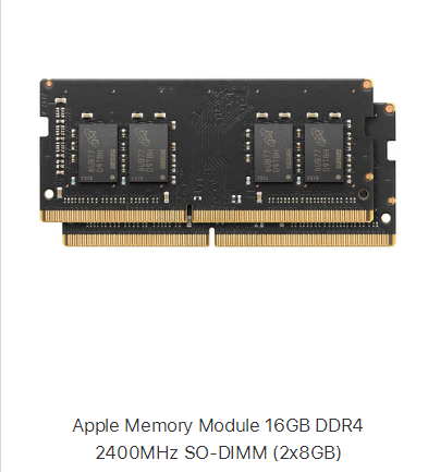 The five memory sticks on apple's shelves are all so-dimm ！！