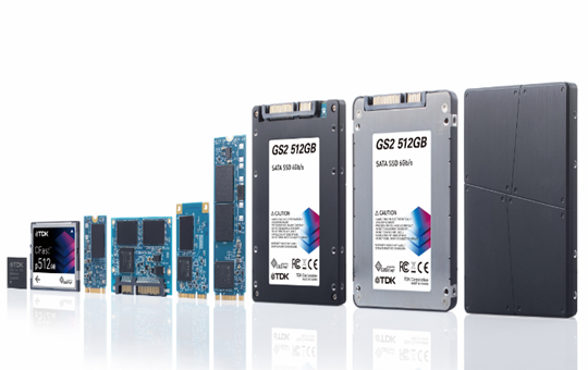 TDK introduced a highly reliable SSD using 3D NAND flash memory.